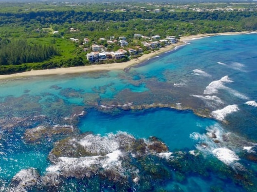 Shacks Beach aerial