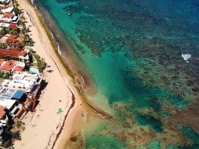 Shacks Beach shoreline